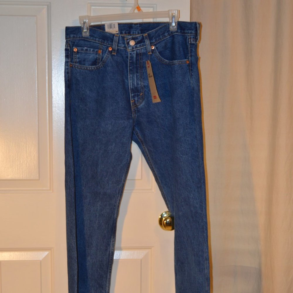 Levi's 505 md wash straight cut jeans 32 x 32 NWT